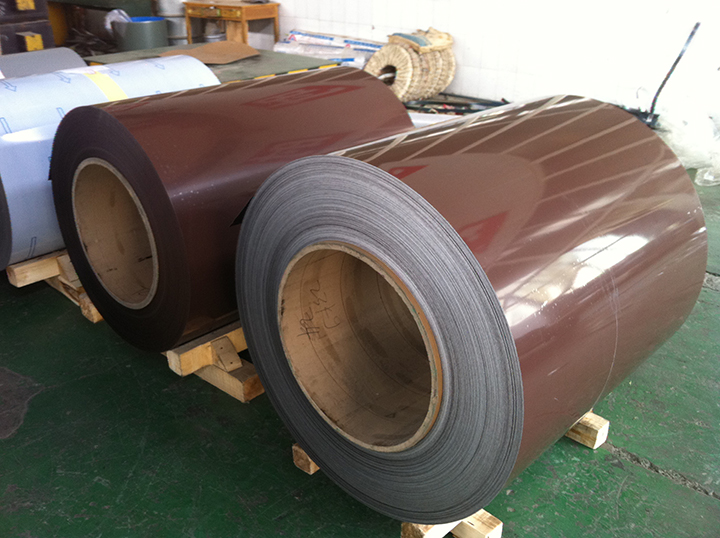 Use of thermal insulation aluminum coil