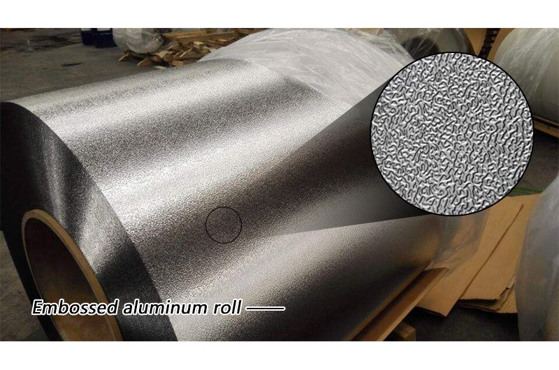 embossed aluminum roll