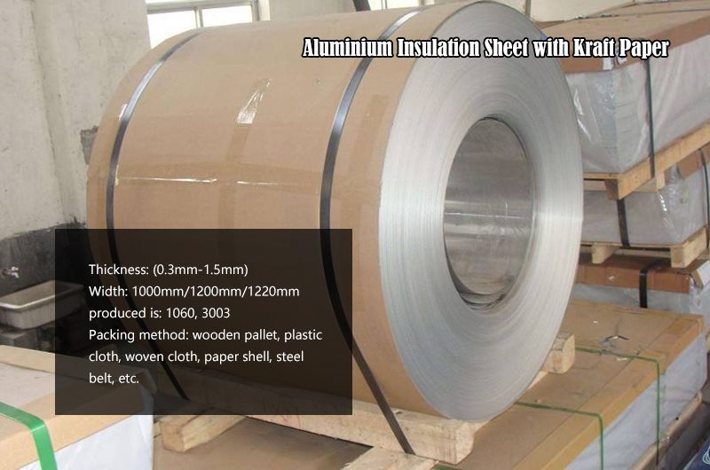 Aluminium Insulation Sheet with Kraft Paper