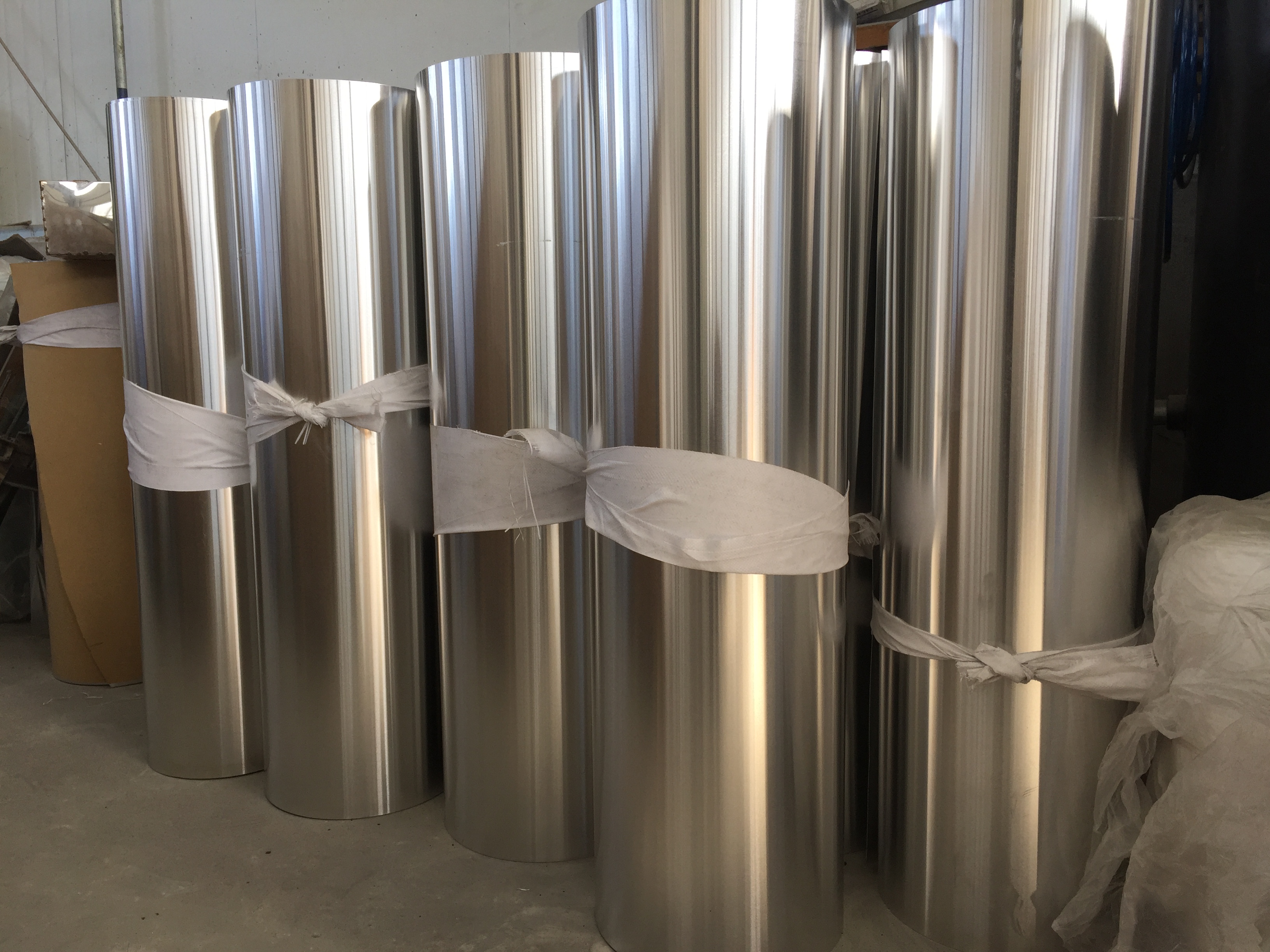 aluminum cladding for pipe insulation