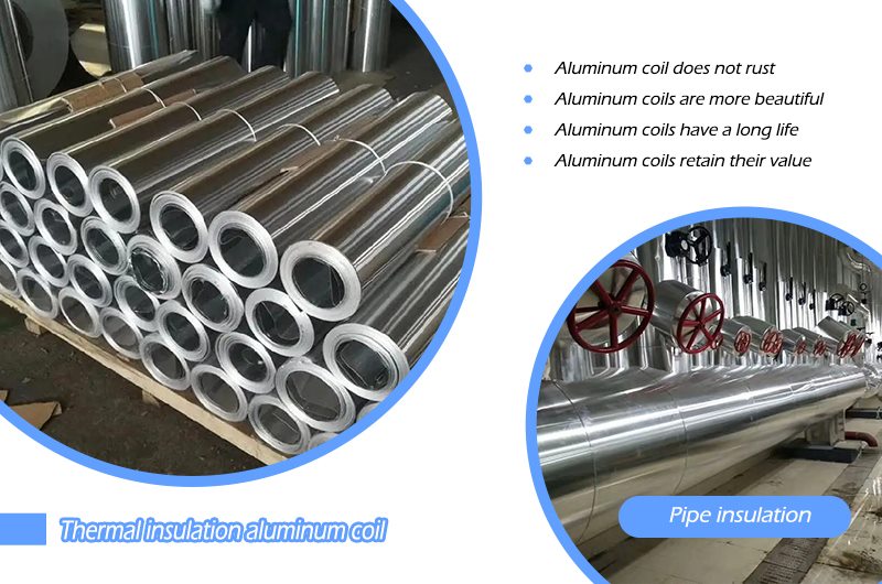 Thermal insulation aluminum coil