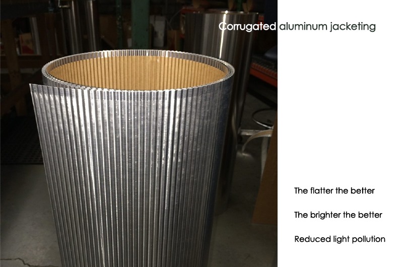 corrugated aluminum jacketing